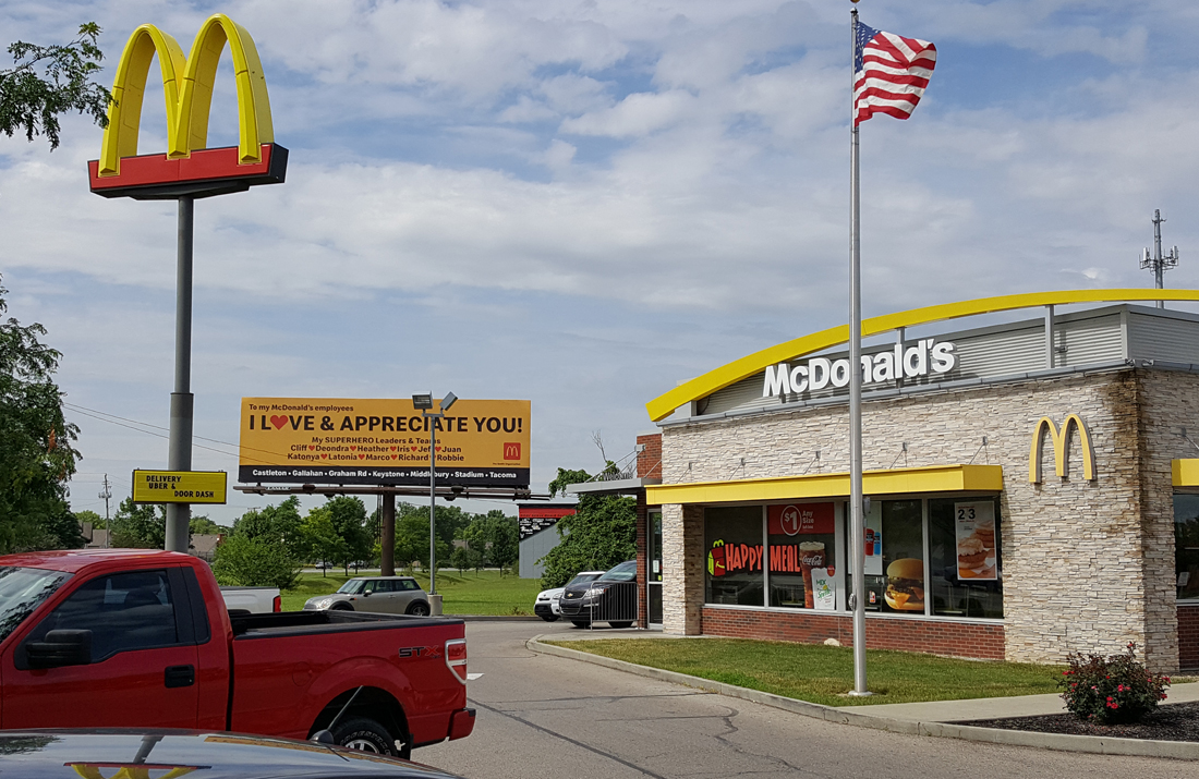 Buckaroo Marketing - McDonalds Billboard