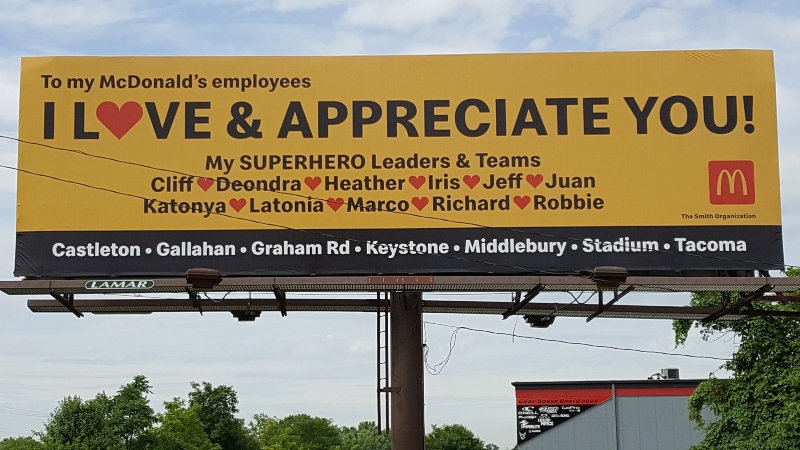 Buckaroo Marketing – McDonald’s Billboard Buckaroo Marketing - McDonalds Billboard
